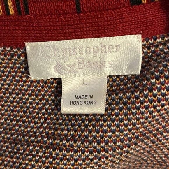 Christopher & Banks Plaid Zip Up 100% Cotton Jacket Women Size L - Picture 6 of 8